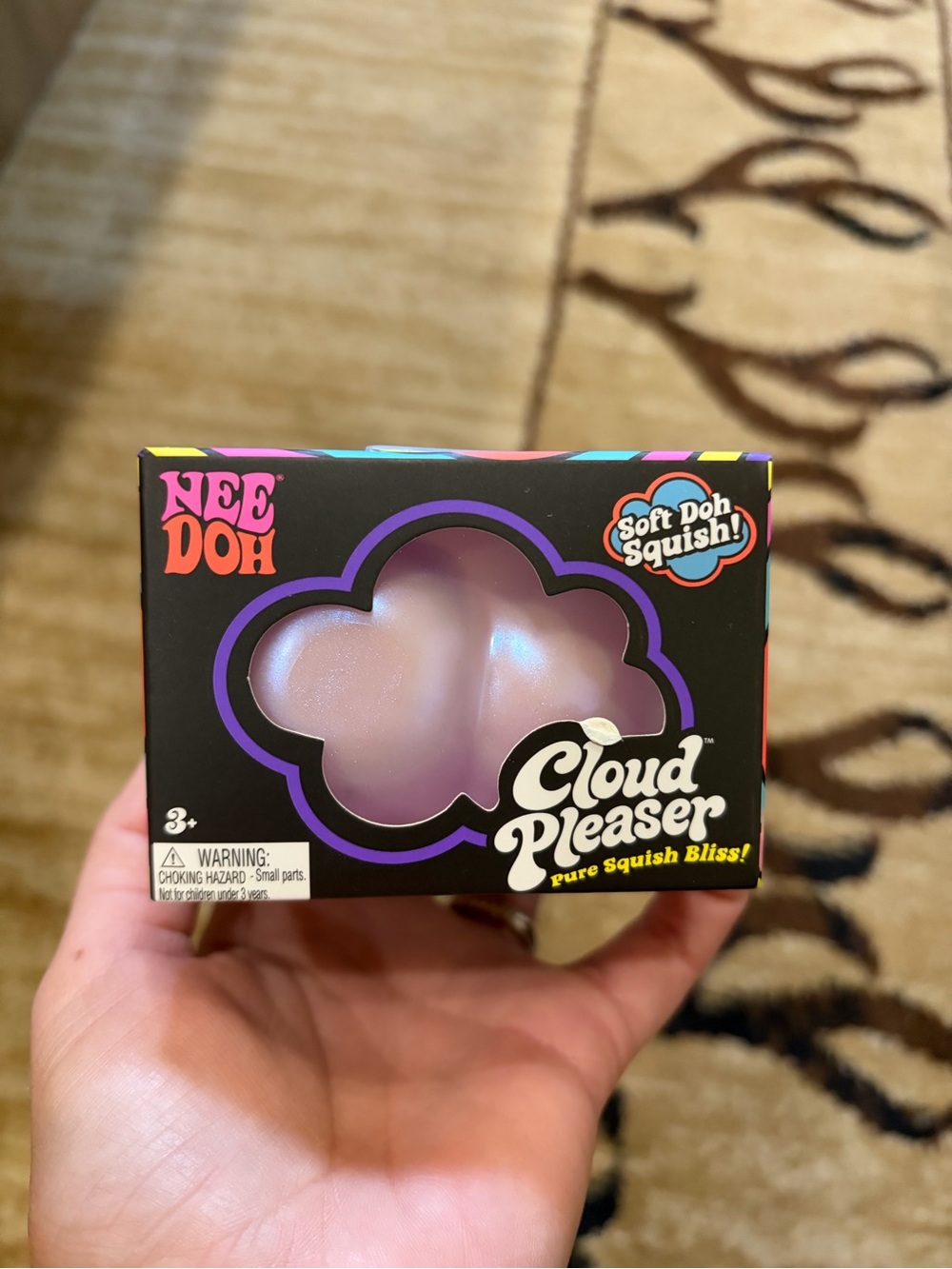 NEE DOH Cloud Pleaser Soft Squish Kids Toy - Pink